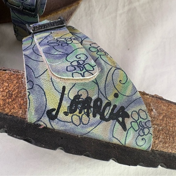 BIRKENSTOCK Papillion Jerry J. Garcia Arizona Leather Sandals Double Strap 37 6 - Picture 14 of 16